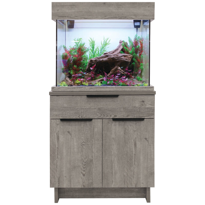 AquaOne OakStyle Urban Grey 110 Aquarium & Cabinet