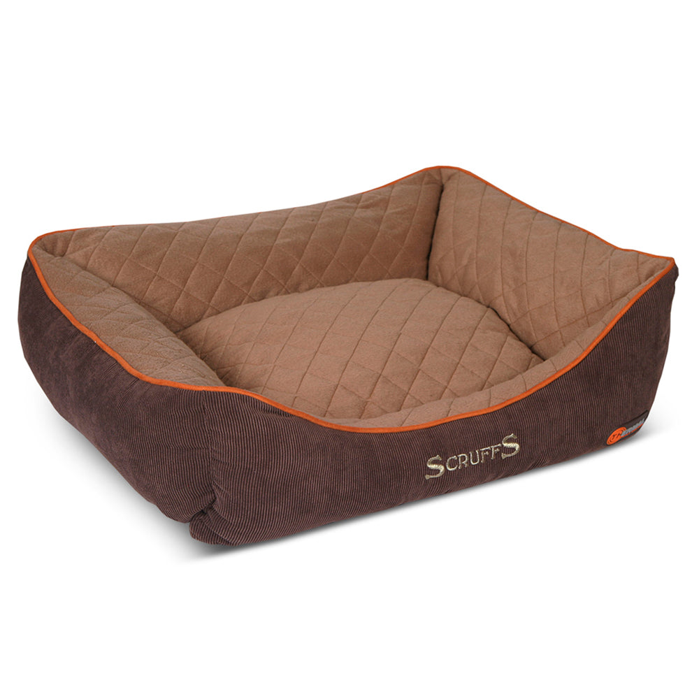 Scruffs Thermal Box Bed in Brown