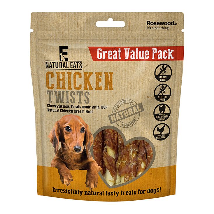 Chicken Twists Dog Treats Value Pack 320g