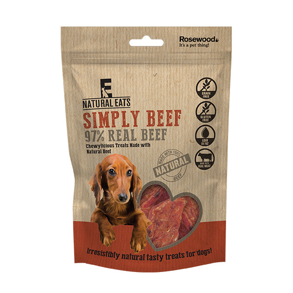 Simply Beef Dog Treats 80g