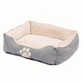 Hugs Square Dog Bed Dove Grey 28''