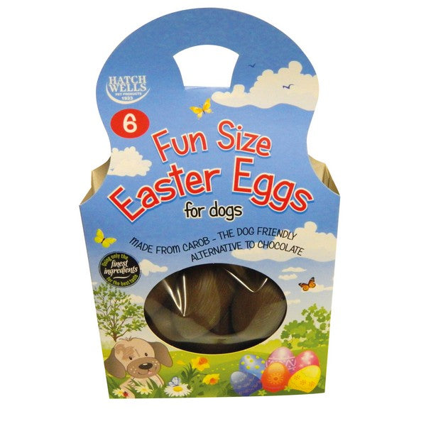 Hatchwells Fun Size Carob Easter Egg For Dogs 6 x 20g