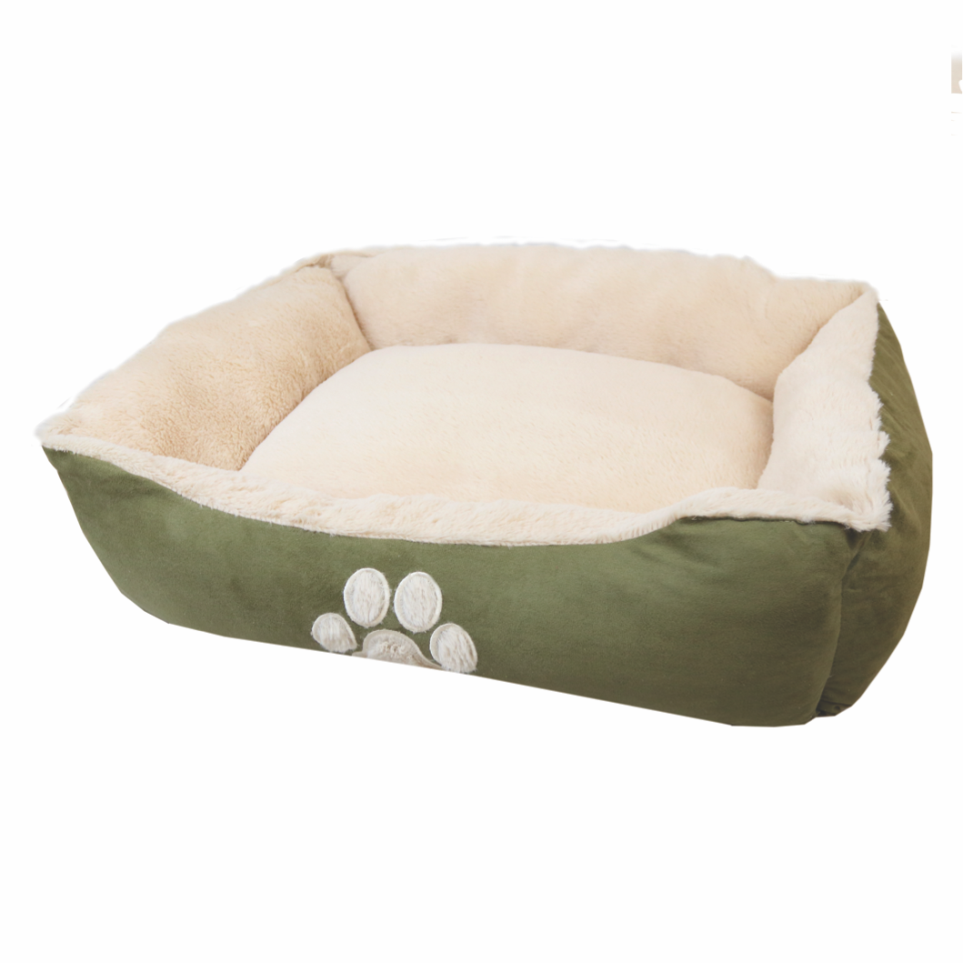 Hugs Square Dog Bed Sage 28''