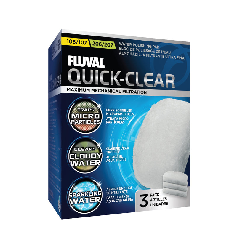 Fluval Quick Clear Pad for 104/5/6/7 & 204/5/6/7 (3pcs)