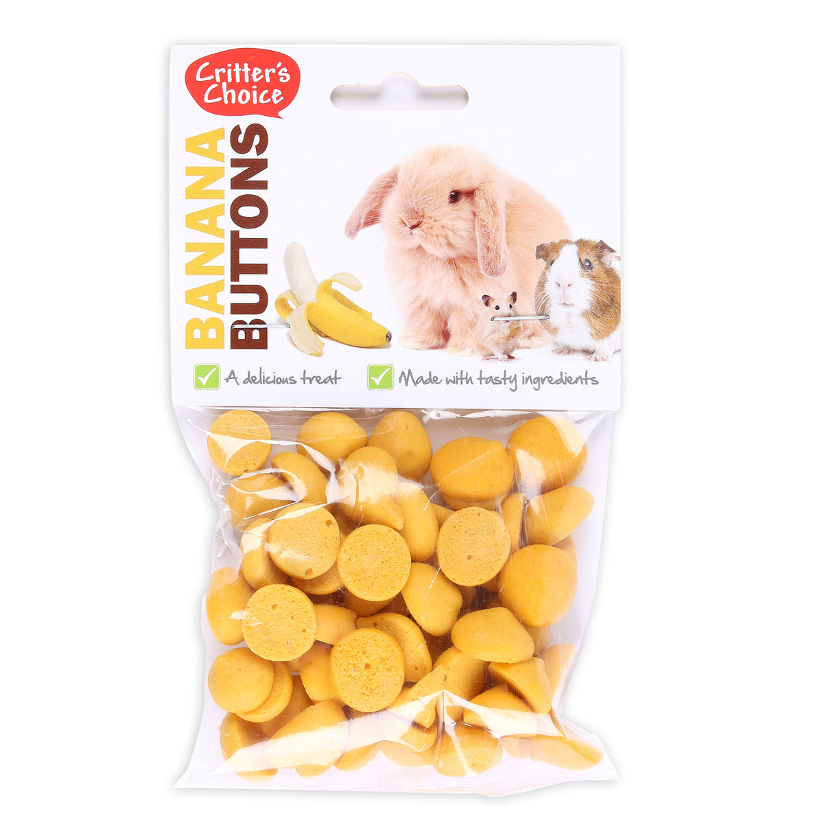 Critter's Choice Banana Buttons 40g