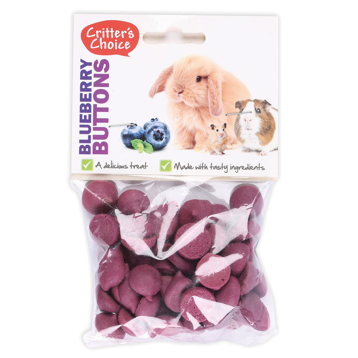 Critter's Choice Blueberry Buttons 40g