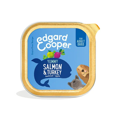 Edgard & Cooper Wet Cup for Dogs Turkey & Salmon 150g