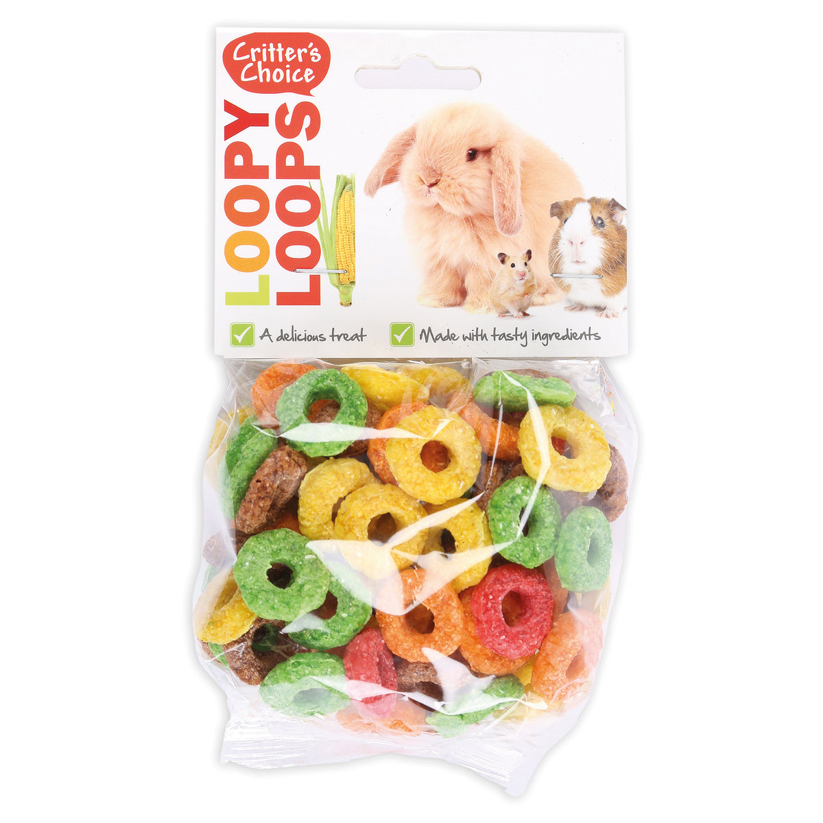 Pets Loop Critter's Choice Loopy Loops 50g β Water World Pet & Aquatic Centre