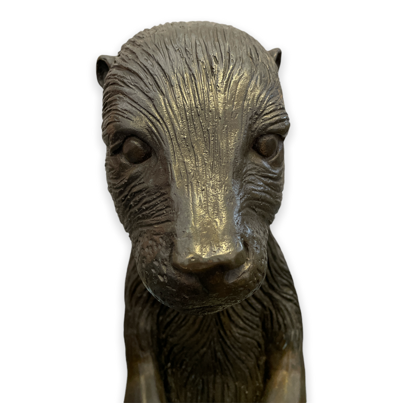 Bronze Otter Statue