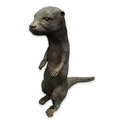 Bronze Otter Statue
